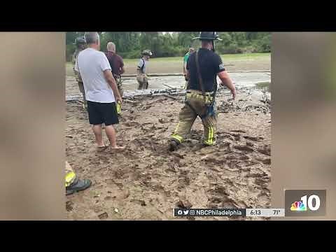 Firefighters Rescue Teen Stuck in Waist-High Mud in Bucks County Park