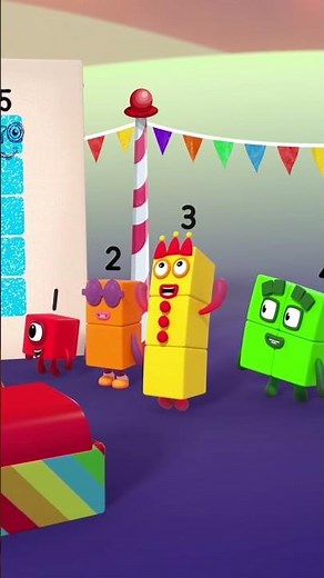 カラフルな数学 | パート5 | 子供たちに数え方を教える | ナンバーブロックス #shorts