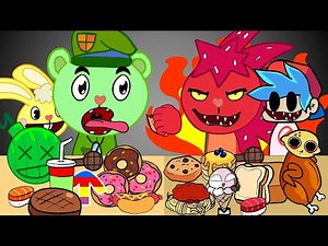 FLIPPY Vs FLAKY MUKBANG ANIMATION COMPLETE EDITION 2 | HAPPY TREE FRIENDS