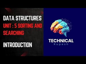 Unit 5: Sorting & Searching – Introduction | DSA Explained in Simple Way