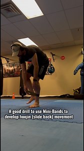 A simple resistance drill using a mini-band to help with a fundamental TKD defensive step, hoojin (slide back) #tkd #taekwondo #tkddrills #tkdtraining #tkdkick #footwork #gym #tkdtips #tkdtutorial #taekwondotraining #taekwondocoach #taekwondofighter #taekwondokicks #taekwondolife #sarnia #sarniatkd | Sarnia Olympic Taekwondo