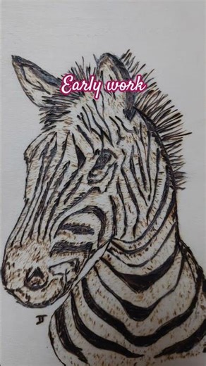 unrecorded early work #pyrography #artandcraft #relaxing