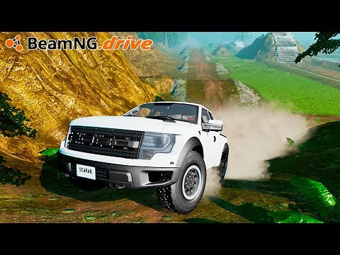 ¡COMPLICADA PRUEBA OFF ROAD EN CAMIONETA 4X4! | BeamNG.DRIVE