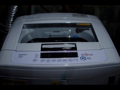 LG wt1101cw 4.1 Cu. Ft. HE Top Load Washer Review Part 1 (Control Panel)