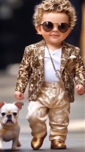 Luxury Baby Fashion Show 👶✨ Cute Puppy Style Walk | Baby Boss Ramp Walk 2025