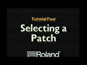 Roland JV 1080 Video Manual