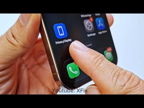 New iOS 26.5 Privacy Display Shortcut