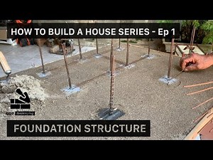 HOW TO SETUP FOUNDATION of the HOUSE | GROUND LEVELING, LAND STAKEOUT, FOUNDATION STRUCTURE