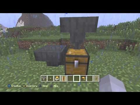Minecraft Xbox One - HOPPERS - Guide ( How to Hoppers Tutorial on Minecraft PS4, PS3, XB1 Full HD