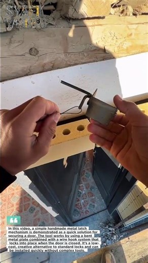 This Simple DIY Door Latch Hack Will Blow Your Mind 🔥 (Fast & Genius Fix!)