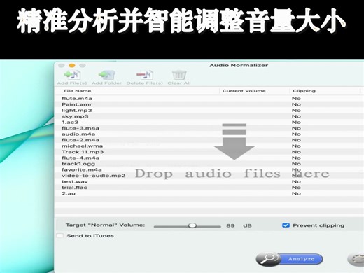 音量调节器Audio Normalizer-智能统一音乐音频歌曲的音量大小,Mac苹果系统专用
