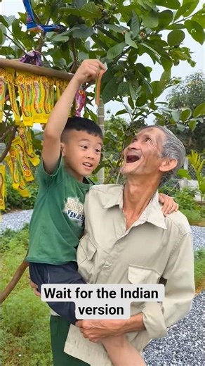 The Cutest Candy Challenge: Foreign Grandpa vs. Indian Mom ❤️ #cute #birthday #shorts