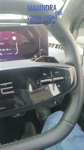 Mahindra BE6, VESS in a car stands for Virtual Engine Sound System #mahindraBE6 #mahindra #electric