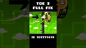 I tried the hardest TOE 3 #geometrydash #gdupdate #gd #deluxe12 #gaming #games #gameplay