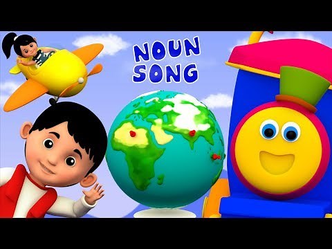 Noun Song | Learning Street With Bob The Train | Word Play | Educational Videos by Kids Tv