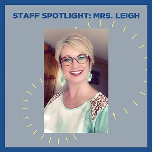 Today's staff spotlight is Mrs. Leigh! Mrs. Leigh has been teaching for 18 years and has been with the DISD for three! Her favorite thing about this year has been meeting a whole new class of students/families and watching relationships grow even through screen time! When she isn't teaching she loves working in her flowers and interior design. We're happy you're on our Admiral team! | Danville Schools