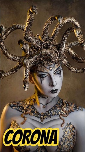 Medusa crown tutorial 🐍easy and affordable 🎃💯 #ideahalloween #headpiece #crowndiy #halloween