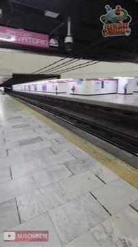 Estación Metro Boulevard Puerto Aéreo Línea Rosa - 1 , CDMX HACIA LA MERCED.EN SU ANIVERSARIO 69.