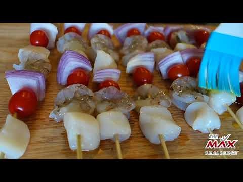 Grilled Shrimp and Scallop Kebabs