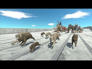 Race to eat Wolf Pack - Animal Revolt Battle Simulator