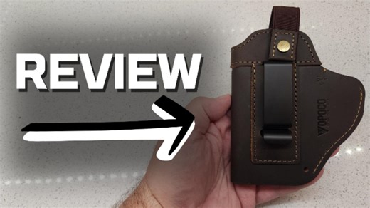 Watch REVIEW - IWB/OWB Universal Leather Gun Holster on Amazon Live