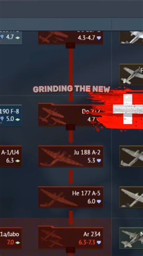 Grinding the New Swiss Subtree in War Thunder