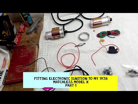 Fitting Electronic Ignition to my 1938 Matchless Model X. Part 1