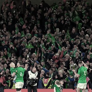 🏆 Two kings in their castle. #GuinnessSixNations | IrishRugby | Guinness Men's Six Nations