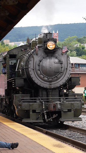 Baldwin Locomotive Works 26 departs the yard with its train #Trains #SteamTrain #SteamEngine #SteamLocomotive | The Trainboard