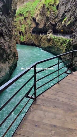 The most beautiful gorge in Switzerland😍🇨🇭