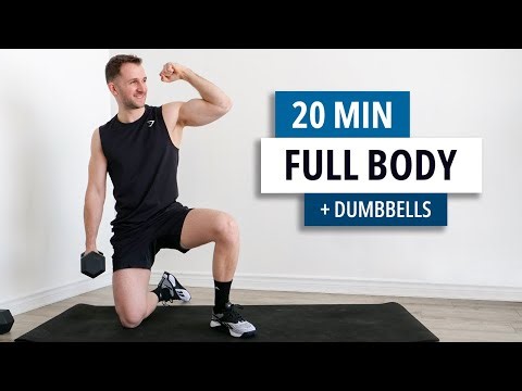 20 Minute Full Body Workout with Dumbbells NO REPEAT !
