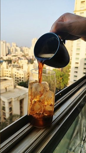 How to make Iced Americano at home #coffee #coldcoffee #icedamericano #cafe #asmr #coffee #food