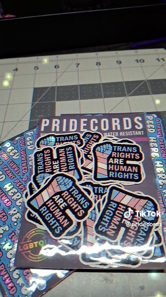 Trans Rights Sticker Packs for Pride
