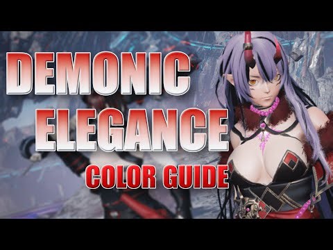 [PSO2:NGS] AC Outfits Color Guide - Demonic Elegance