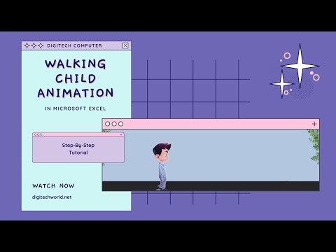 Walking Child Animation in PowerPoint | Animate a Kid Walking in Microsoft PowerPoint