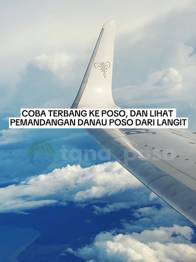 Keindahan Danau Poso dari Langit