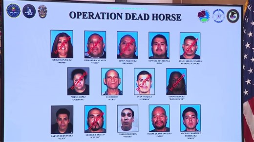 Criminal charges announced against LA street gang members