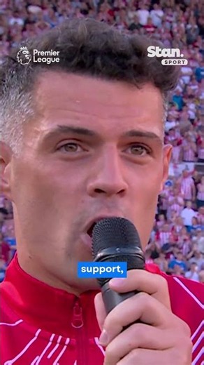 Everything about Sunderland is 𝐟***𝐢𝐧𝐠 𝐮𝐧𝐛𝐞𝐥𝐢𝐞𝐯𝐚𝐛𝐥𝐞' 😍 Granit Xhaka's speech #PremierLeague