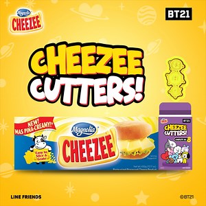 Who’s your dearest?! 🤩 Collect all 8 of our SPECIAL CHEEZEE BT21 cutters with every purchase of select Cheezee 430g packs. Available in major supermarkets nationwide🛒 Get yours NOW ‼️ #MagnoliaCheezee #SulitSarapSulitSustansya #BT21 | Magnolia Cheezee Lovers