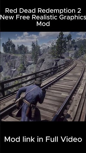 Red Dead Redemption 2 New FREE Graphics Mod looks STUNNING #shorts