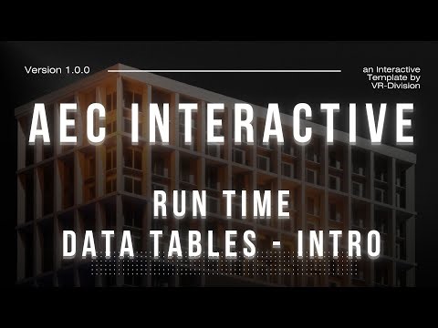 30. Run Time Data Tables - Intro