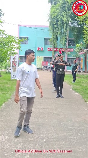 NCC foot flat March demo by drill instructor | NCC parade training ||#ncc #ncc_india #drill