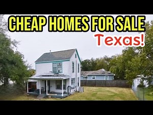 7 Dirt Cheap Homes for Sale in Texas Right Now | Huge Lots & Investment Deals