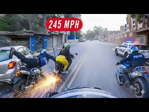When High Speed Police Motorcycle Chases Ended in JAW DROPPING CRASHES | Caught on Dashcam #1