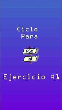 😦💻Ciclo Para Ejercicio 1 , aprende PSeInt desde cero #shorts #pseint #programar #youtubeshorts