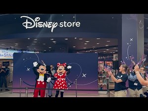 NEW Disney Store! Grand Opening with Mickey Mouse!