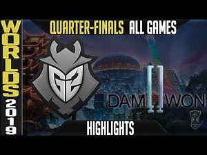 G2 vs DWG Highlights ALL GAMES | Worlds 2019 Quarter-finals | G2 Esports vs Damwon Gaming