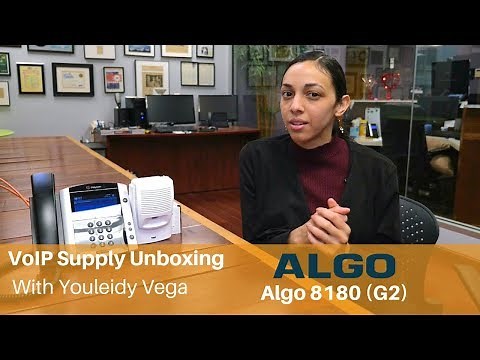 Algo 8180 (G2) SIP Audio Alerter Unboxing | VoIP Supply