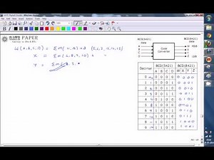 GATE 1995 ECE BCD 5421 to BCD 8421 Code Converter