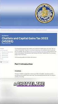 Is Your Gold & Silver A "Chattel"? Will It Be Tax Exempt When You Sell It? #gold #silver #taxtips